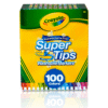 Crayola Marcadores Base Agua Super Tips 100 Colores