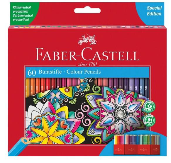 Lápices Faber Castell 60 uds Faber Castell Lápices De Color 60 Colores