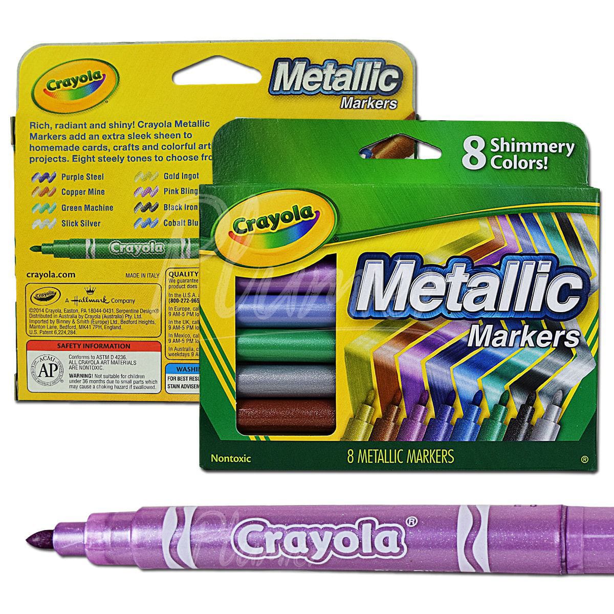 Marcadores metalicos Crayola Marcadores Metálicos 8 Colores