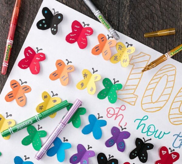 PROJECT_Glitter-MetallicMarkers (1) Crayola Marcadores Metálicos 8 Colores