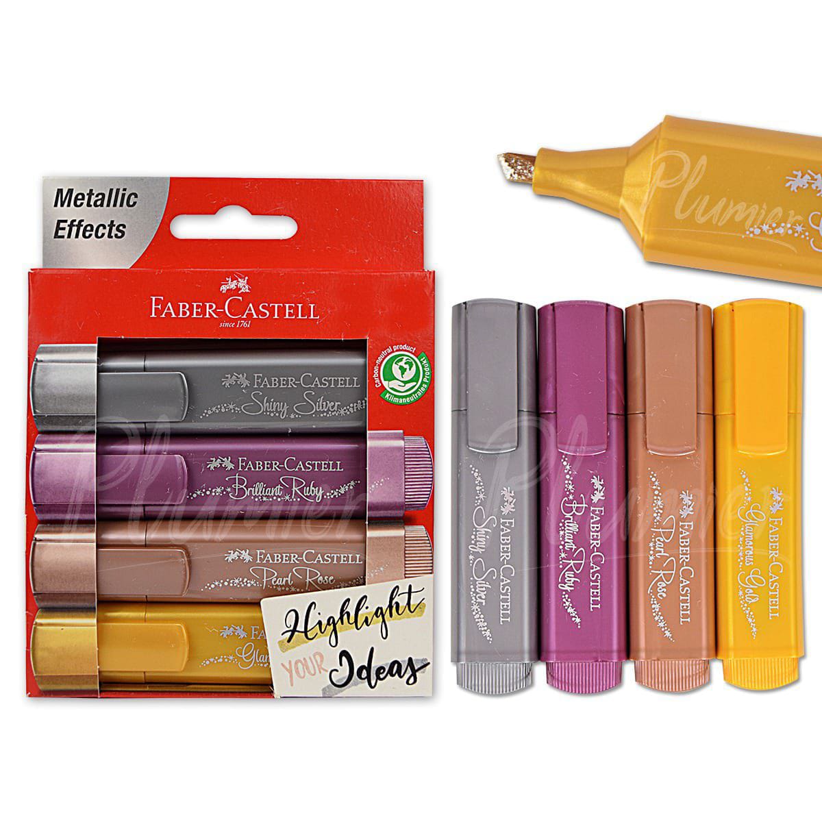 Resaltadores metálicos Faber Castell Resaltadores metálicos