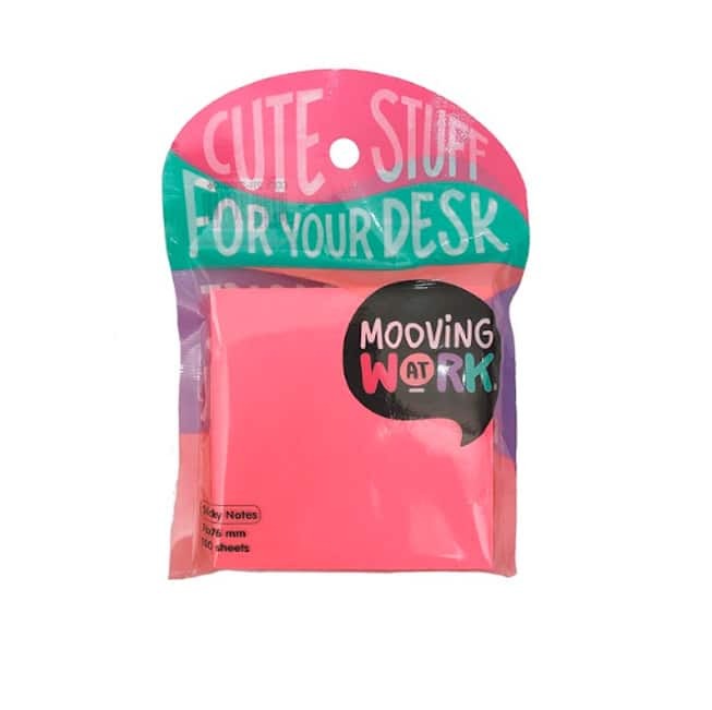 5-5 Mooving Notas Adhesivas Neón 76×76 mm