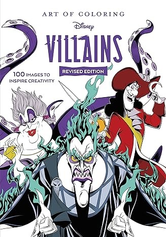 91ZhMR8lHqL._SY466 Libro de Colorear Villanos de Disney Tapa Blanda