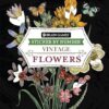 Libro Stickers Por Número Vintage Flowers(28 Imágenes)