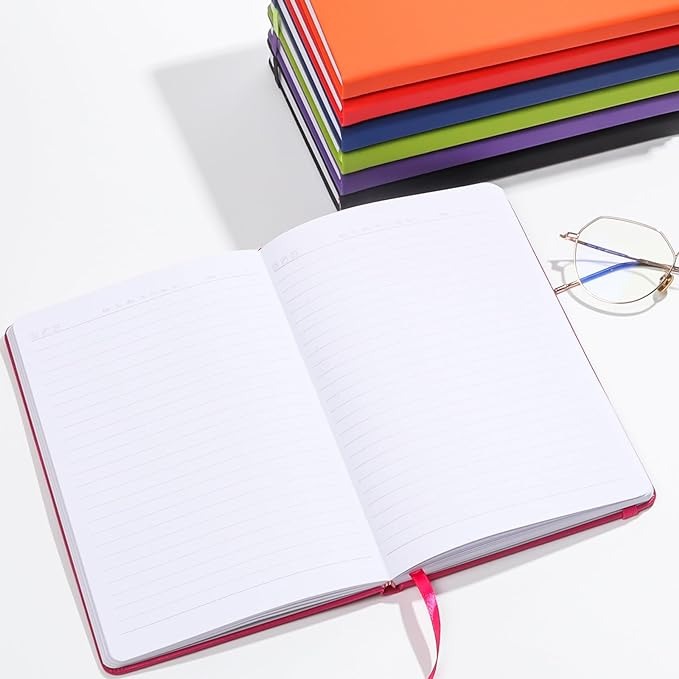 Libreta Tapa Dura Hojas Rayadas (21x14cm)