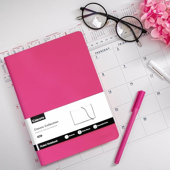 Libreta Tapa Dura Hojas Rayadas (21x14cm)