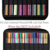 Estuche Para Lápices De Colorear, 220 ranuras para lápices/bolígrafos de gel  (No incluye artículos)