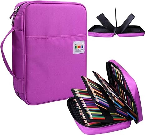 Estuche Para Lápices De Colorear, 220 ranuras para lápices/bolígrafos de gel  (No incluye artículos)