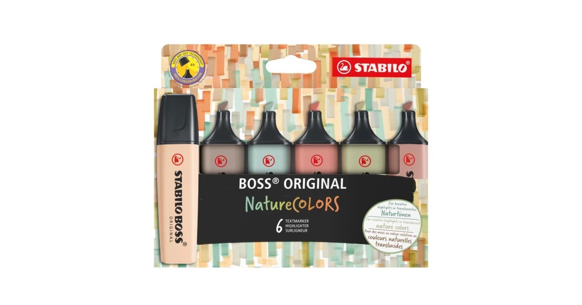 Stabilo Nature Resaltadores Colors Set 6 Colores
