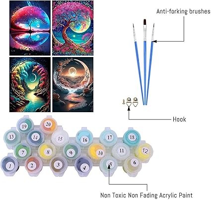 Lienzo de Pintura Por Número 30x40cm