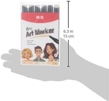 31Oc0jYM4UL M&G Marcadores Doble Punta Base Alcohol 6 Tonos Piel