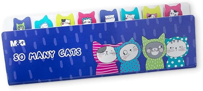 51V9Uv5nq3L._AC_SX679 M&G Notas Adhesivas Banderillas So Many Cats Gatos