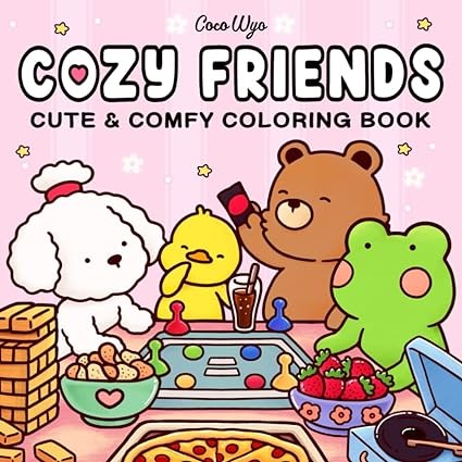 Libro De Colorear-Coco Wyo-Cozy Friends(Original)