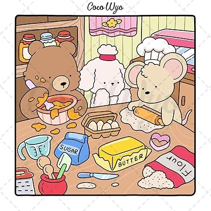 Libro De Colorear-Coco Wyo-Cozy Friends(Original)