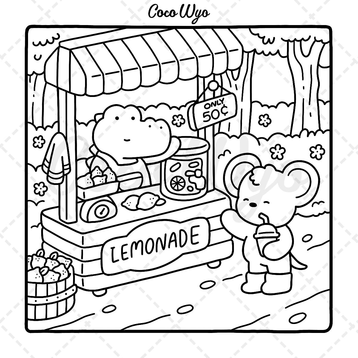 Libro De Colorear-Coco Wyo-Cozy Friends(Original)