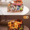 Tienda De Libros Armable En Miniatura DIY