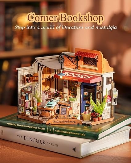 Tienda De Libros Armable En Miniatura DIY