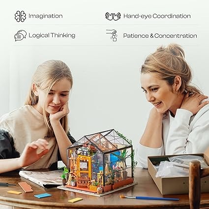 Casa De Flores Armable En Miniatura