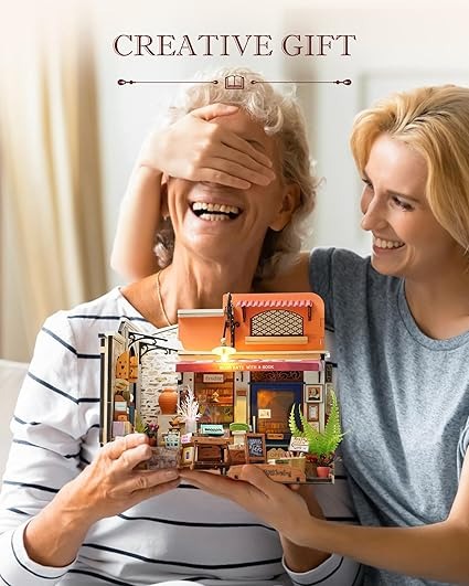 Tienda De Libros Armable En Miniatura DIY