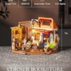 Tienda De Libros Armable En Miniatura DIY