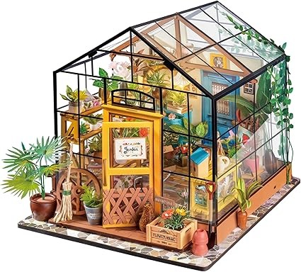 Casa De Flores Armable En Miniatura