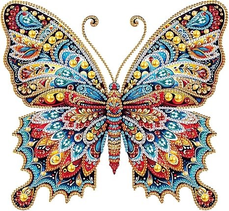 Pintura Diamante 5D Mariposa 30x30cm