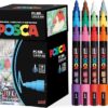 81Yi8M2vBfL._AC_SX679 Posca Punta Media 15 Colores (PC-5M15C)