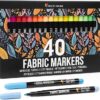 91jFTc0GfRL._AC_SX679 Marcadores Para Tela 40 Colores