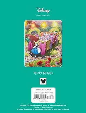 Libro Colorear Disney Thomas Kinkade Segunda Edición