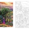 Libro Colorear Disney Thomas Kinkade Segunda Edición