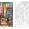 Libro Colorear Disney Thomas Kinkade Segunda Edición