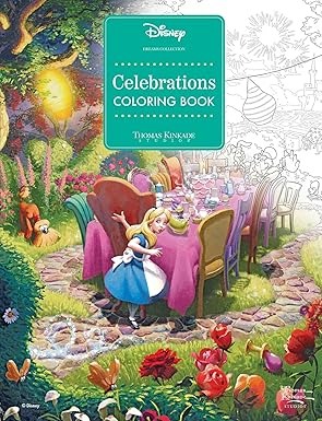 81mThO7aj4L._SY385 Libro Colorear Disney Thomas Kinkade Segunda Edición