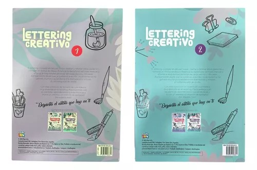 Pack Libro Lettering Tomo 1 y 2