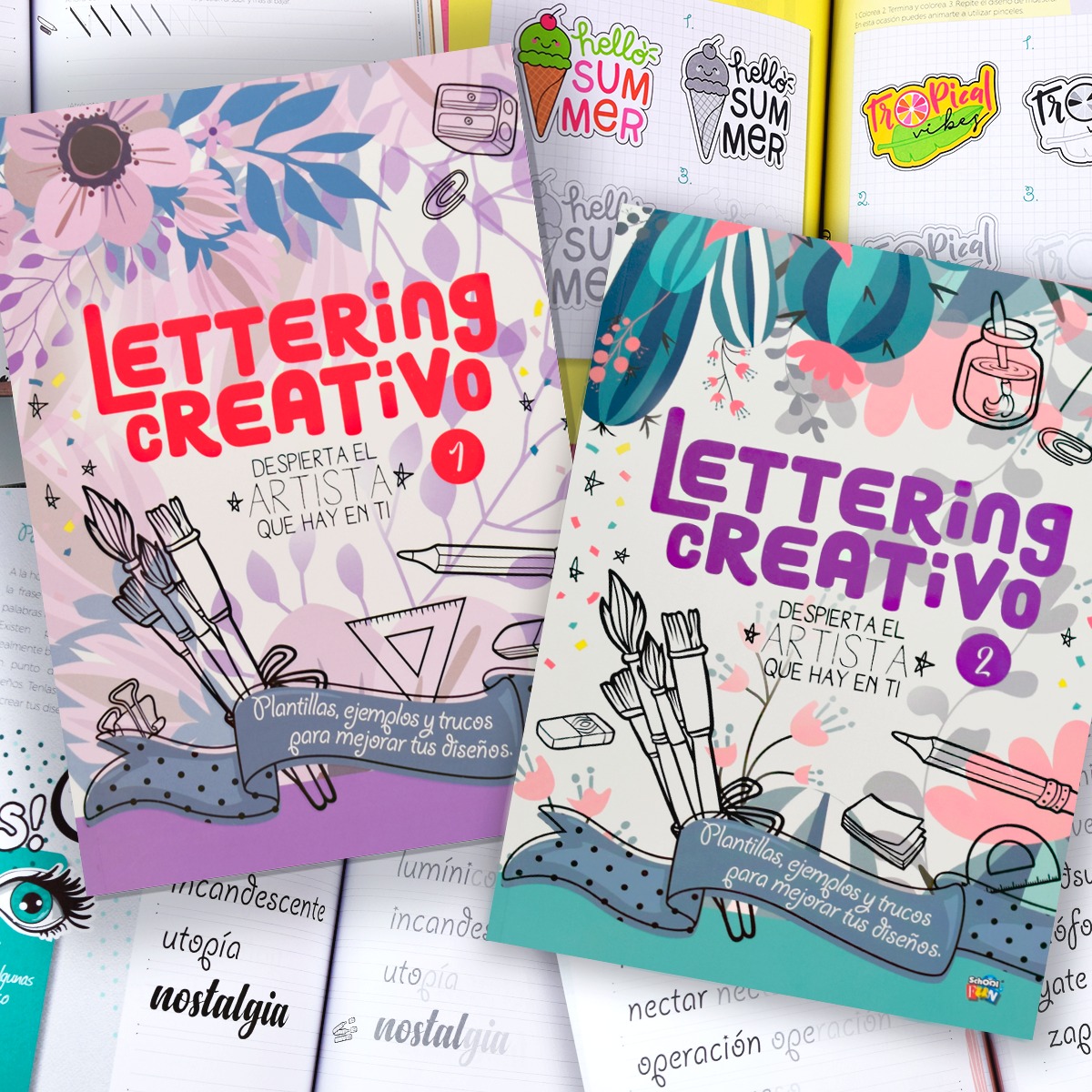 Pack Libro Lettering Tomo 1 y 2