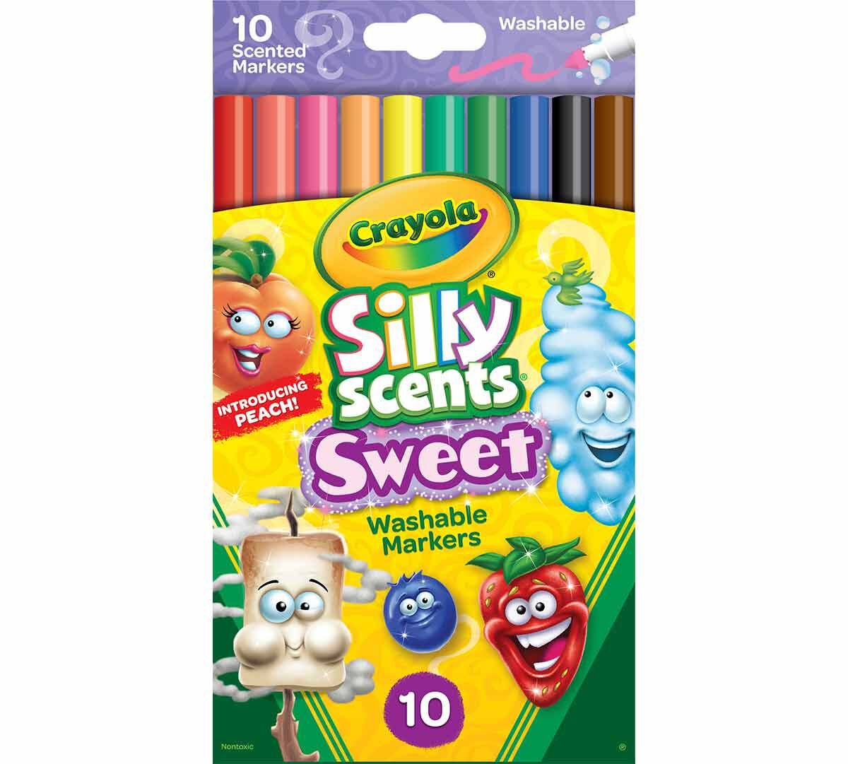 Crayola Marcadores Silly Scents Sweet 10 Colores