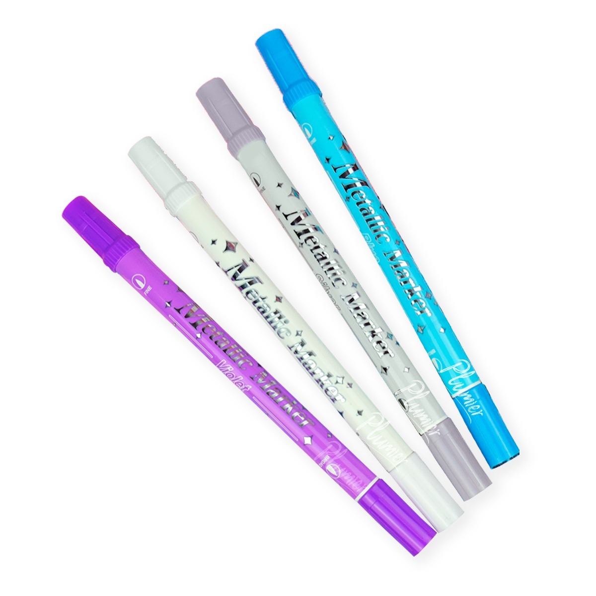 Marcador Metálico Punta Pincel