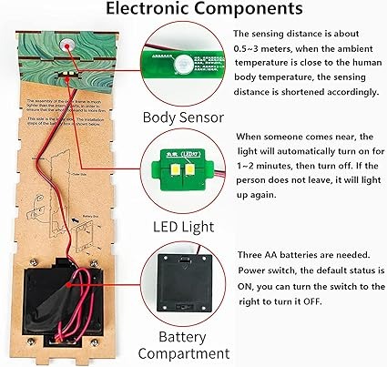 Armable Book Nook Interstellar (Sensor y Luz)