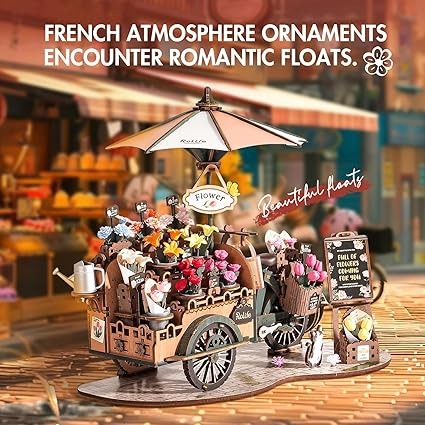 Armable Carrito De Flores (Mediano) DIY