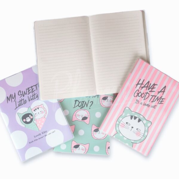 WhatsApp Image 2025-03-01 at 12.39.12 PM (1) Cuaderno Hojas Rayadas 96 Hojas 17x25cm Gatos