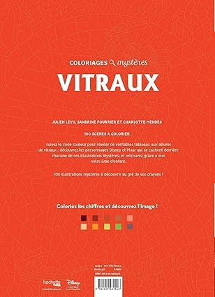 71-7m4DjgDL._SY425 Libro De Colorear Disney Descubre El Misterio- Vitrales