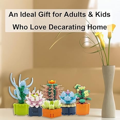 Kit De Construcción Flores y Suculentas