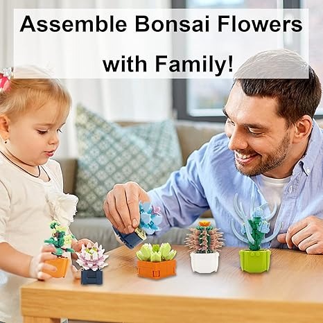 Kit De Construcción Flores y Suculentas