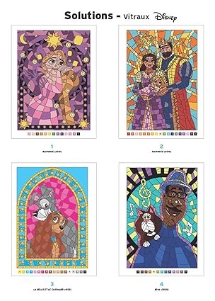 71Vo81XNwQL._SY425 Libro De Colorear Disney Descubre El Misterio- Vitrales