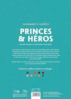 71oibuQ0EuL._SY425 Libro De Colorear Disney Descubre El Misterio Principes y Heroés