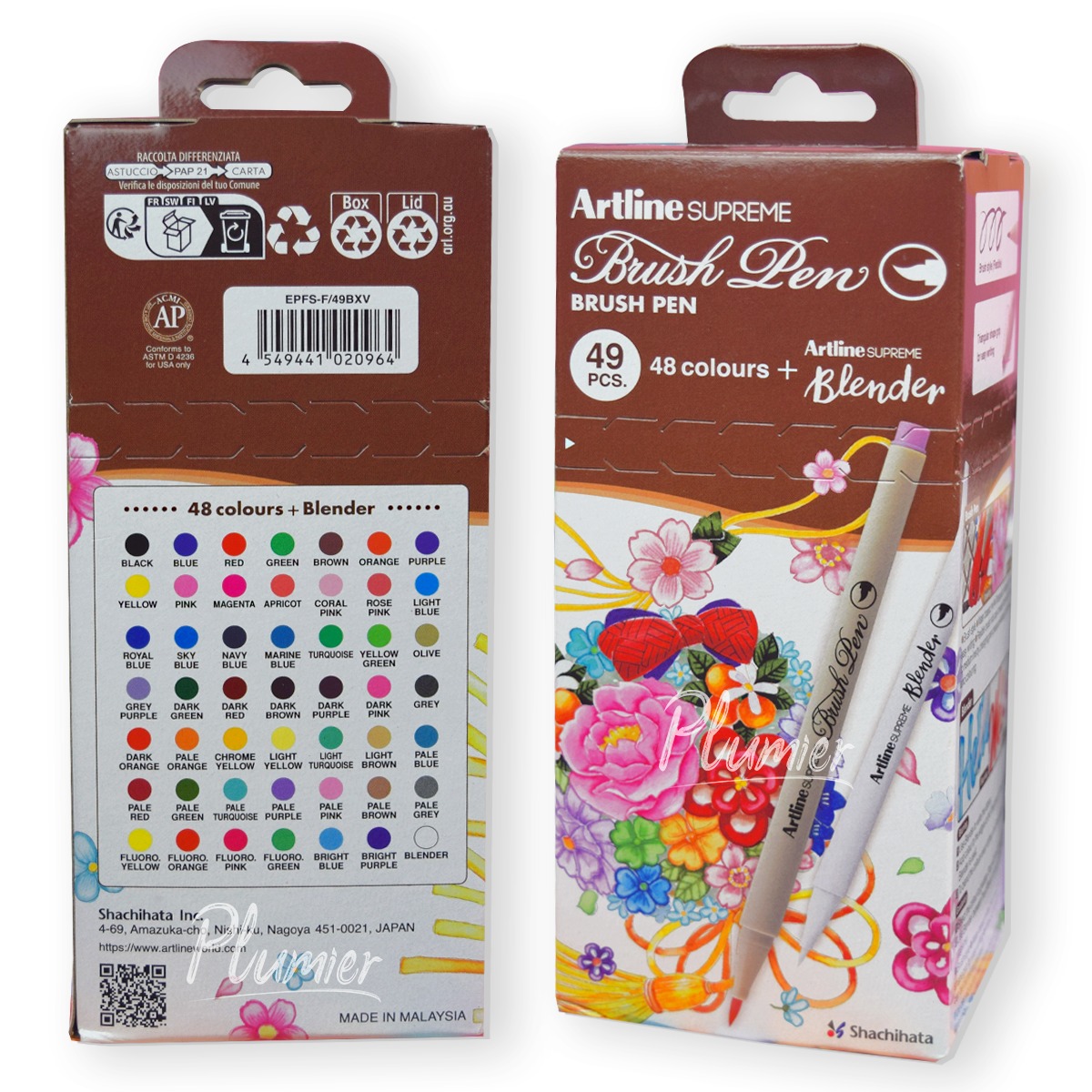 Artline Supreme Punta Pincel 48+1 Blender