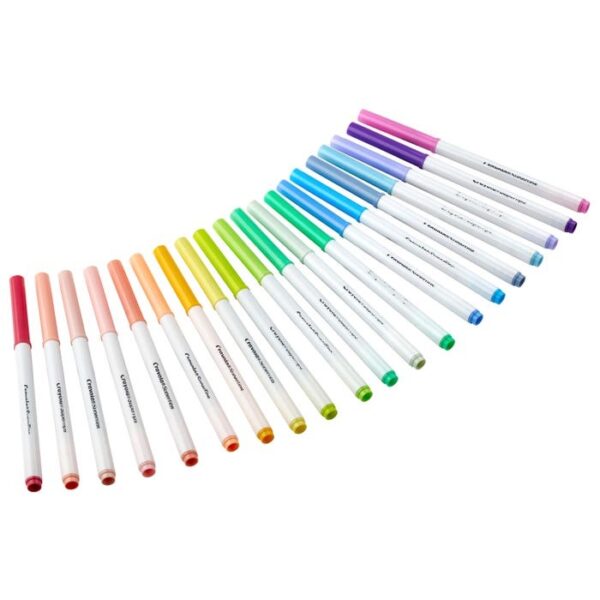 Crayola Marcadores Base Agua Super Tips 20 Colores Pasteles