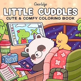 Libro De Colorear-Coco Wyo-Little Cuddles(Original)