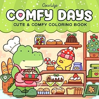 618cpOYeTIL._SY342 Libro De Colorear-Coco Wyo-Comfy Days(Original)