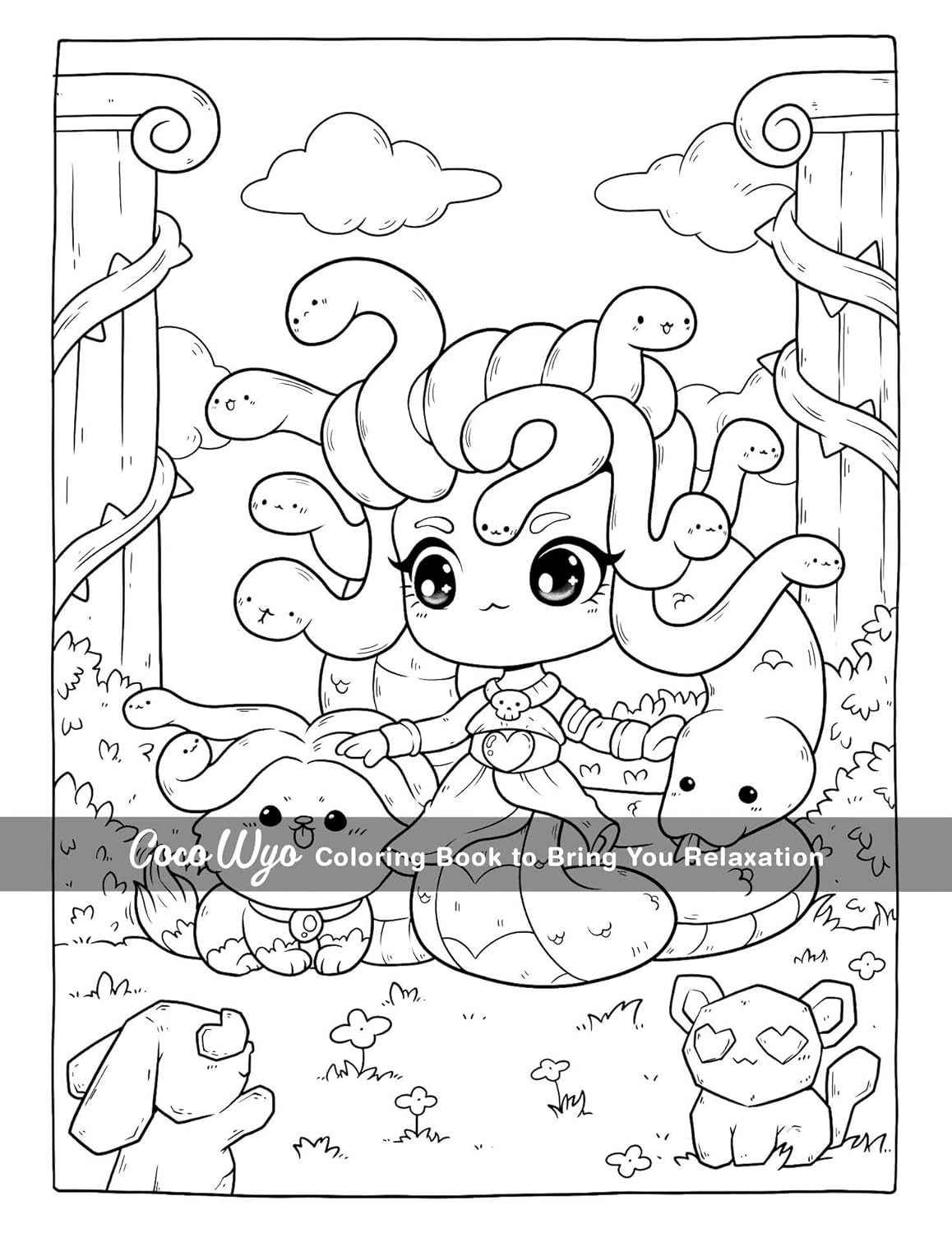 Libro De Colorear-Coco Wyo-Creepy Cutie(Original)