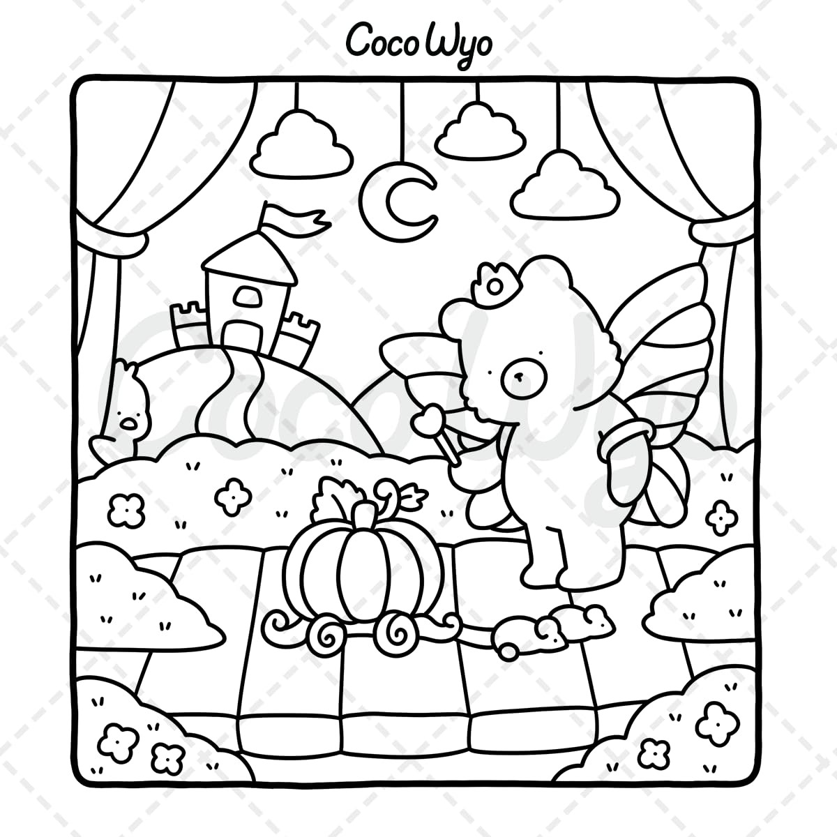 71B51TlgNuL._SL1200 Libro De Colorear-Coco Wyo-Little Cuddles(Original)